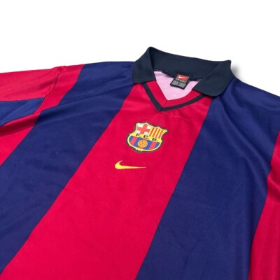 Patrick Kluivert 2000/01 FC Barcelona ORIGINAL Nike Rare Vintage