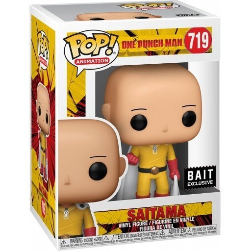 One Punch Man Saitama Funko Pop! Vinyl Figure #719 Bait Exclusive With Protector