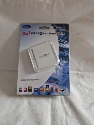 Acrox Hi Speed USB 2.0 8-in1 Media Reader & Writer
