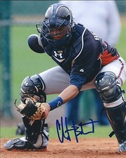 Autographed CHRISTIAN BETHANCOURT Atlanta Braves  8x10 photo- COA 
