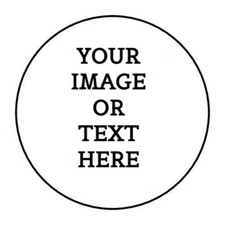 48 CUSTOM PERSONALIZED ENVELOPE SEALS LABELS STICKERS PARTY FAVORS 1.2" ROUND