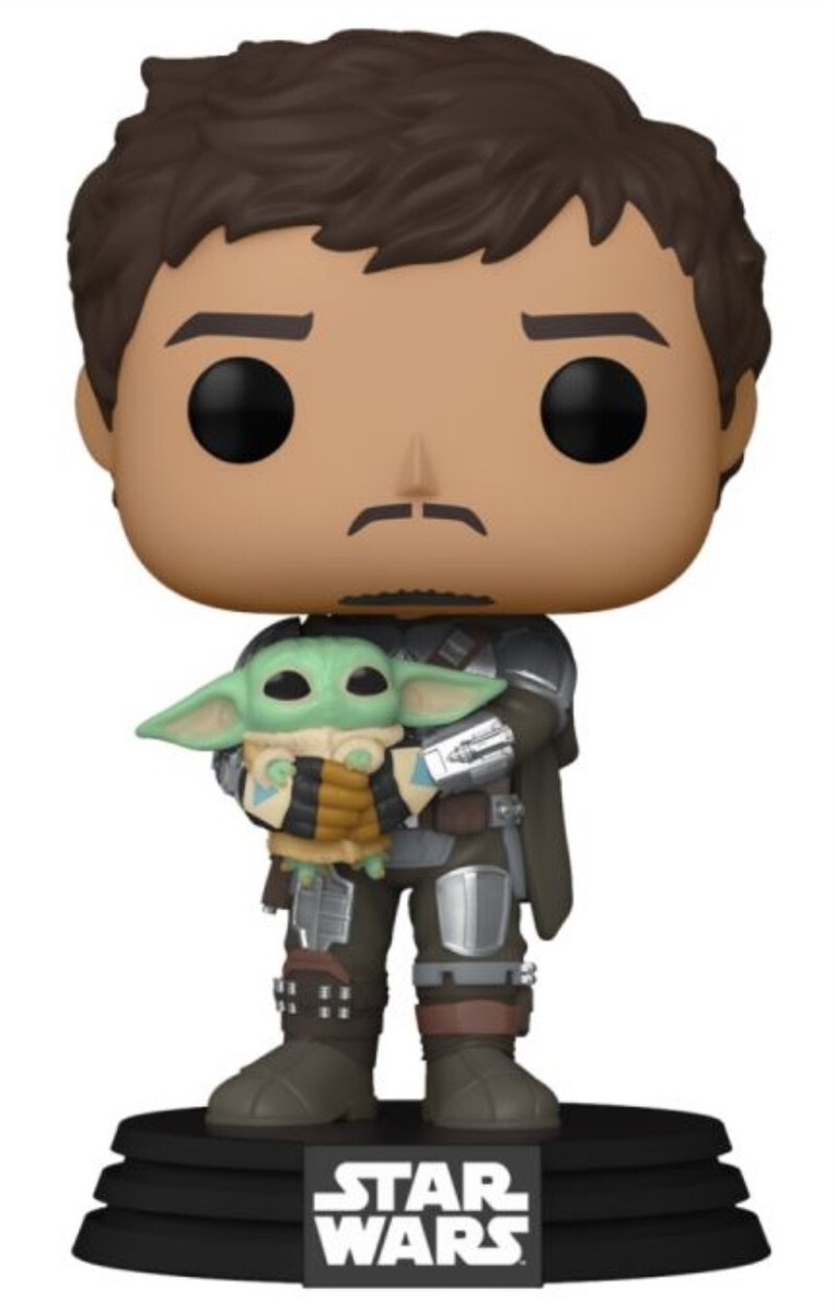 Star Wars Funko Pop The Mandalorian with Grogu 461, Action