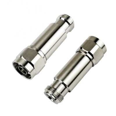 DC Block N Male to Female RF Coaxial Metal Connector 2W 5W 50V DC-3GHz 50 ohms 