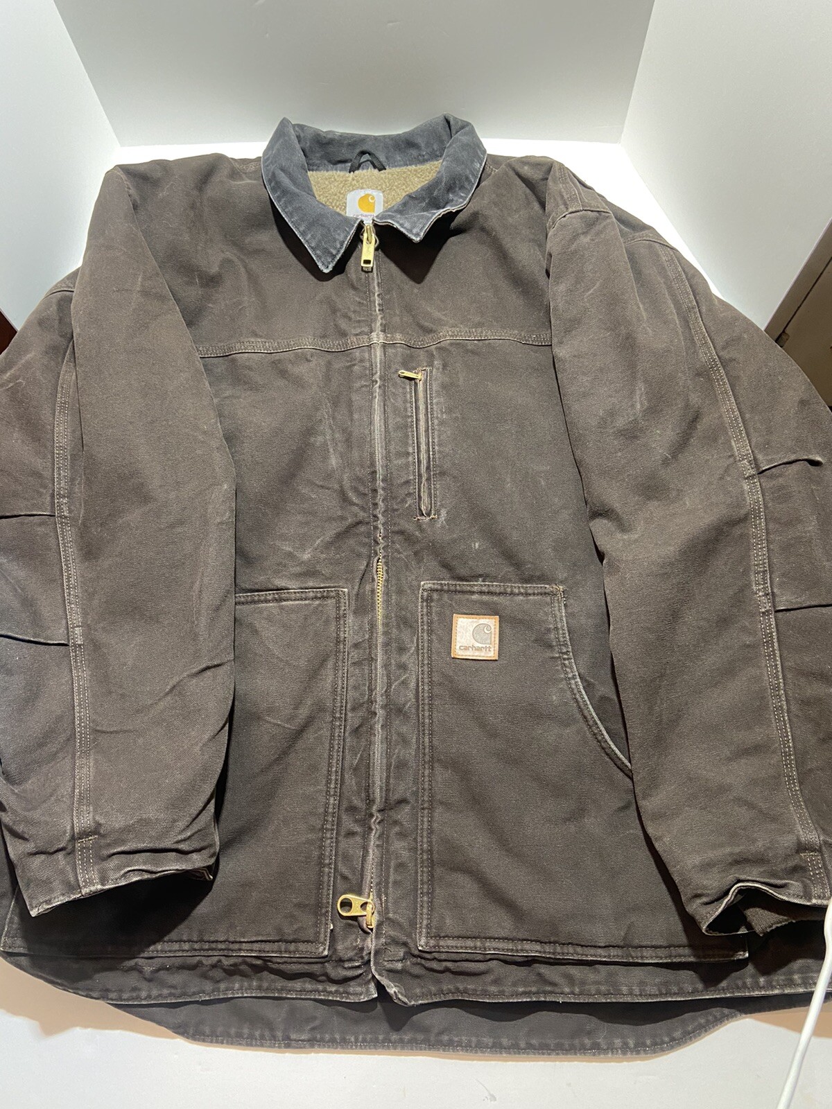 Carhartt Men 2 XL Brown Sherpa Lined 
