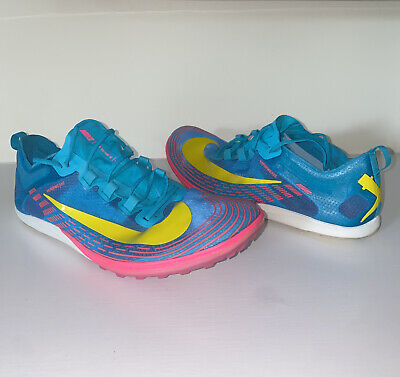 Nike Zoom Victory Waffle 5 Running Cross Training Unisex Pink Cyan