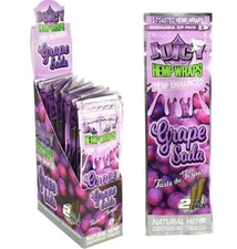 🤪 JUICY JAY GRAPE SODA TERP WRAPS 🔥 25 PACKS 🤑 2 WRAPS PER PACK 💯🤤💯🤤💯