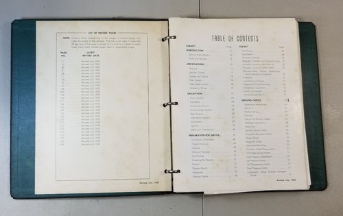 VINTAGE BOOK PRATT WHITNEY ARMY MAINTENANCE MANUAL WASP WASP JR JULY 1955 53A - Picture 5 of 6