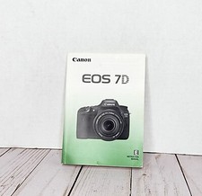 Canon EOS 7D Camera Instruction Manual Only