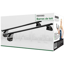 Barres de toit complètes pour Alfa Romeo 156 berline type 932 Menabo Omega Black