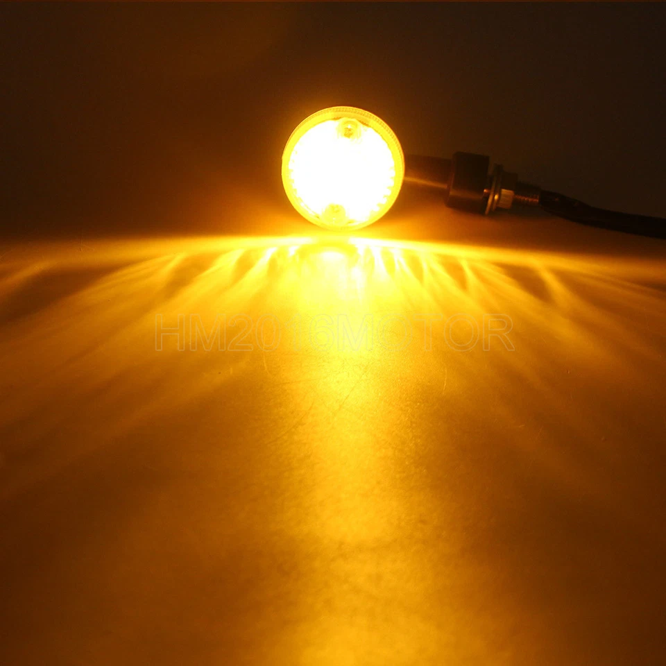 2x Mini luces de señal de giro de plástico de 2,4" para Kawasaki Vulcan 2000 800 900 700 Foto 3 de 4