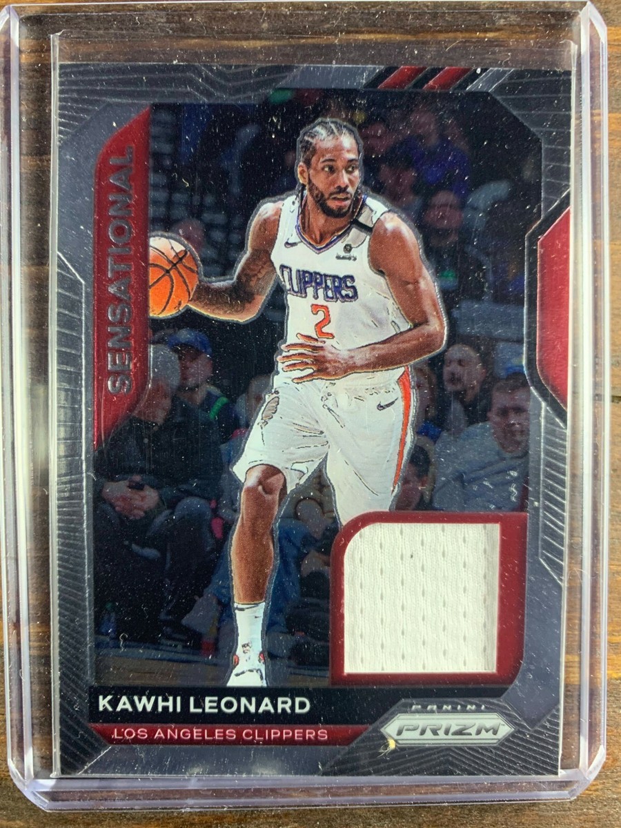 Kawhi Leonard Basketball Game Used Patch Card Panini Prizm LA