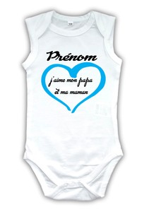 Body Bebe J Aime Mon Papa Et Ma Maman Personnalise Avec Prenom Aux Choix Ebay Body Bebe J Aime Mon Papa Et Ma Maman Personnalise Avec Prenom Aux Choix Ebay