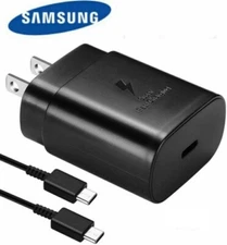 Original Geniune Samsung 25W Fast Wall Charger For Galaxy S9+ S10+ 20+ S21 S22