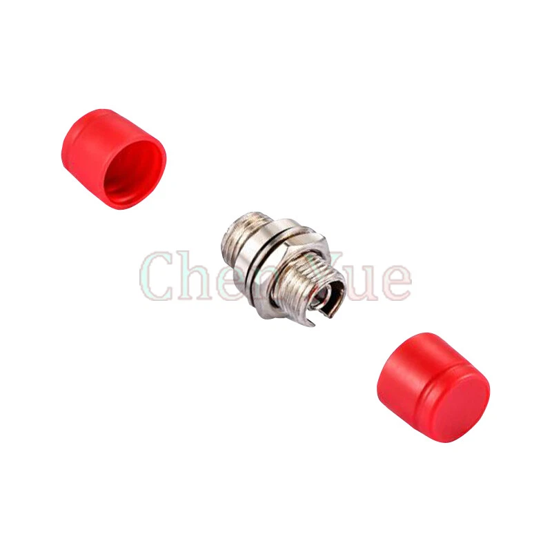 50pcs FC Small D Fiber Optic Adapter Fiber Coupler FC Simplex Metal Round Flange - Image 2 of 4