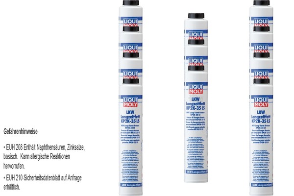 11X Liqui Moly LKW Langzeitfett KP2K -35 Lube Shuttle Schmierfett 400G-image