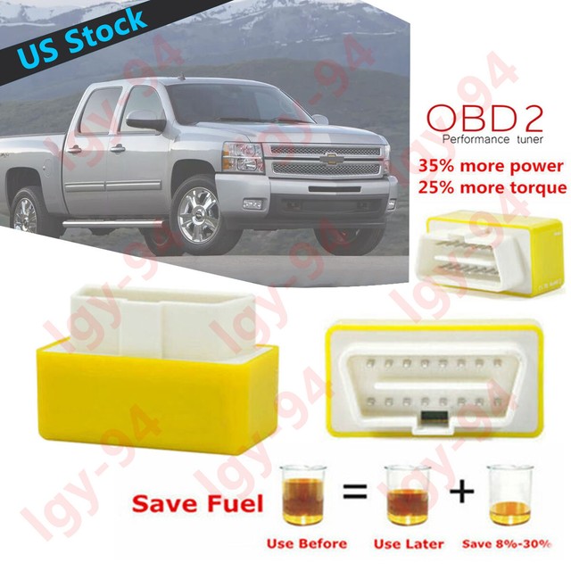 OBD2 POWER PERFORMANCE CHIP SAVE GAS FOR CHEVY SILVERADO 2500 4.8L 5.3L