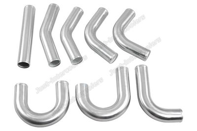 Universal Aluminum Mandrel Bend Intercooler Pipe 2.5'' 3'' 4'' 30 45 90 deg U S J