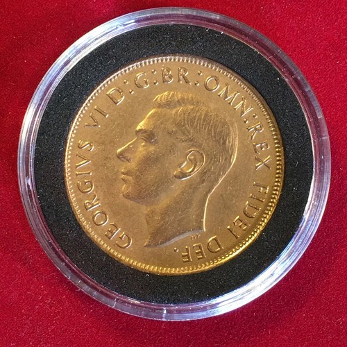 Regalo 80 aniversario regalo 1945 centavo australiano en cápsula - Imagen 8 de 12