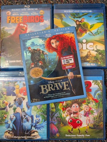Blu Rays Free Birds Epic Brave Rio 2 Cloudy Chance Of Meatballs 2