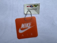Orange Nike Hang Tag Free Shipping/Delivery