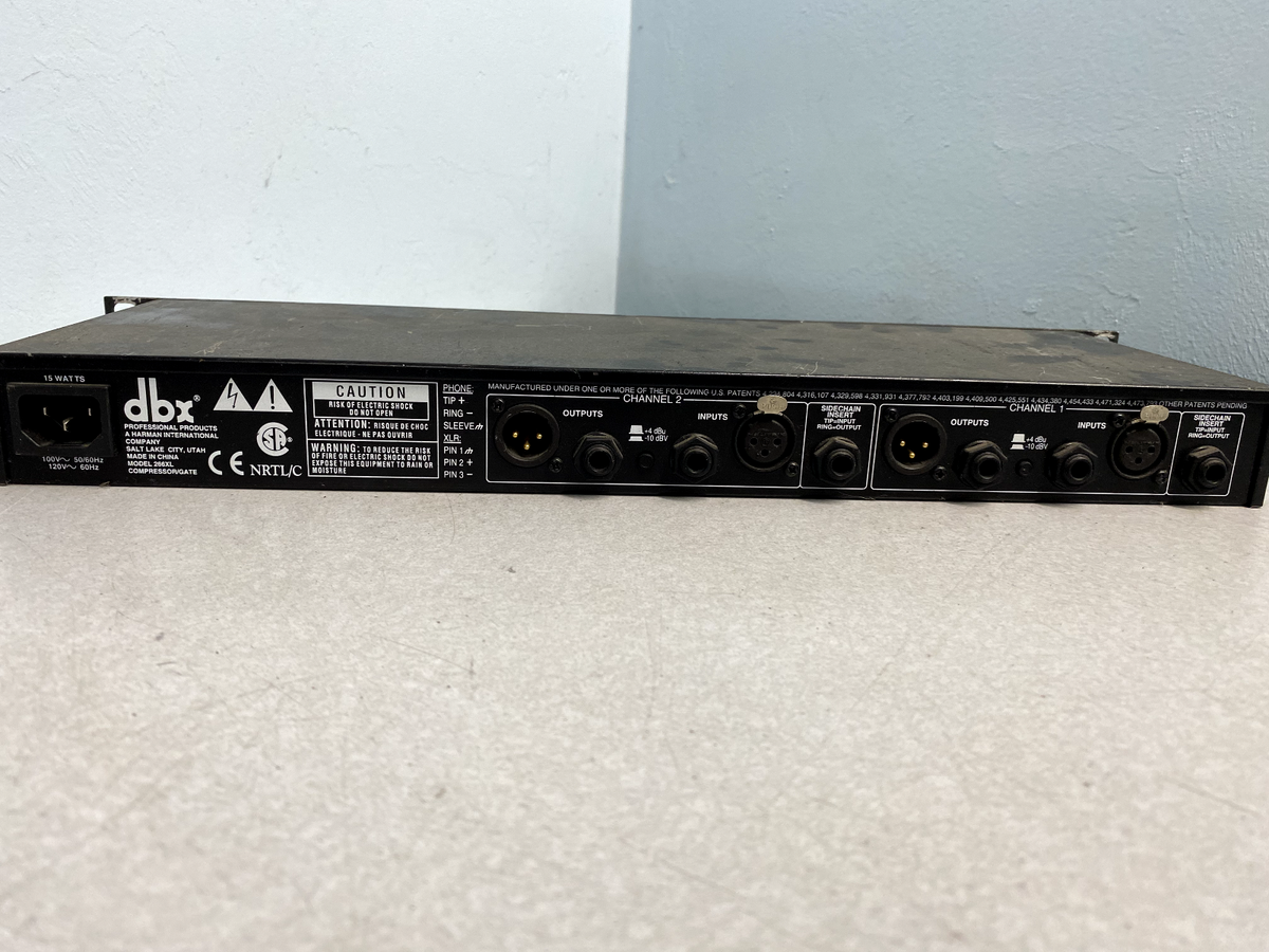 dbx 266XL コンプレッサー DBX 266XL Compressor/ Gate Limiter, 2-Channel, 120V, 60Hz | eBay