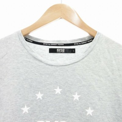 SY32 by SWEET YEARS T-shirt Cut & Sewn Short Sleeve Logo