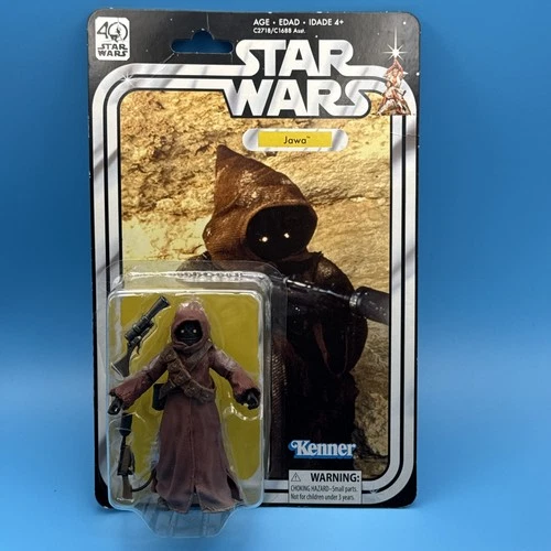 Star Wars Black Series 40th Anniversary Jawa New on Sealed Blister Card