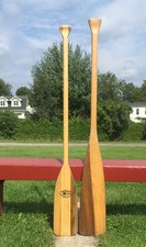 MUY BONITO Juego de PALETAS DE MADERA 54" +52" Largos Remos Barco CANOA