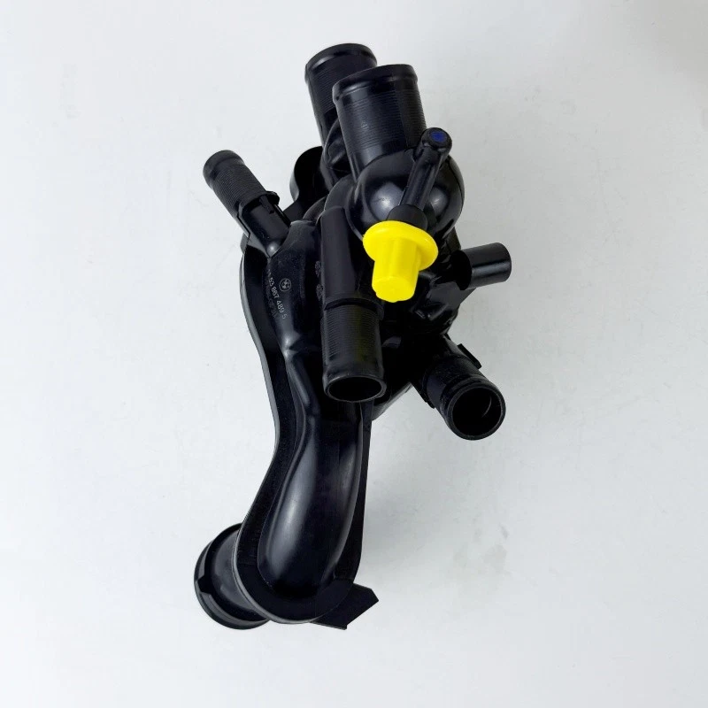 11538674895 Thermostat Housing w/ Thermostat and Adapter Bundle For Mini Cooper Foto 2 de 4