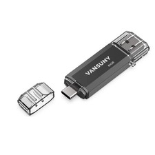 Vansuny 64GB Type C Flash Drive 2 in 1 OTG USB 3.0 + C Memory 64GB, 1Pack