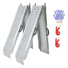 66" L x 9" W Steel Folding Loading Ramps for Pickup Trucks, 66"L x 9"W