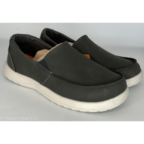 Charcoal Comfortable Slip On Work Leisure Loafer Shoes Men's Size 8 Women's 10 - Picture 5 of 11