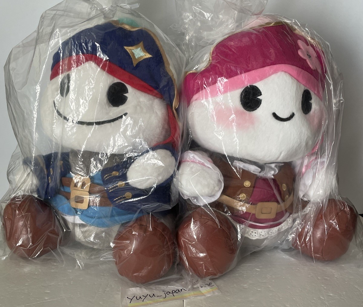 海賊BIちゃん 海賊GOちゃん セット ビゴライブ BIGOLIVE ぬいぐるみ Bigo live Go-Chan Bi Chan Plush Doll Pirate Ver. Top Rare Liver