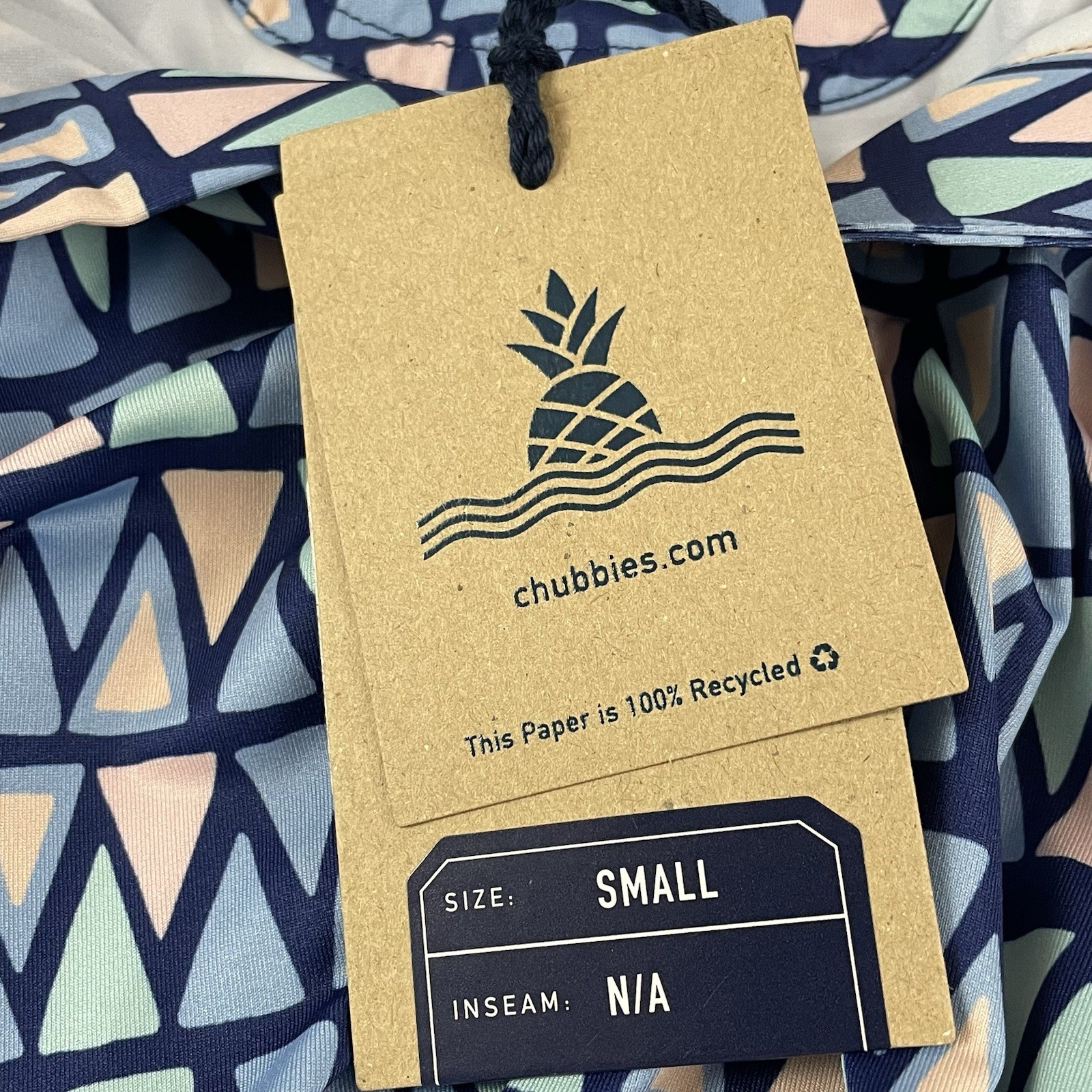 Chubbies Polo Shirt Mens Small Performance The Triangu-Later 2.0 Golf NWT T524