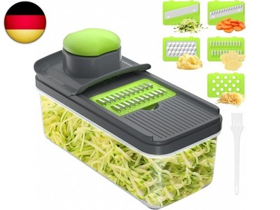 5 in 1 Mandoline Gemüsehobel Gemüsereibe - Gurkenhobel Dünne Scheiben - Reibe fü