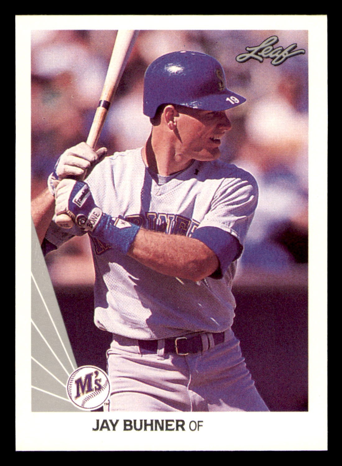 1990 Leaf #114 Jay Buhner Mariners