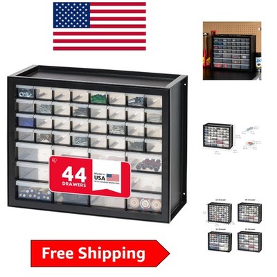 44-Drawer Stackable Storage Cabinet: Ultimate Multi-Purpose Organizer in Black