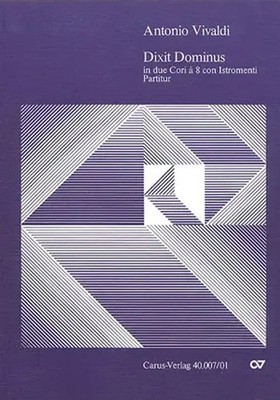 Antonio Vivaldi | Dixit Dominus RV 594 (1978) | Partitur | Carus Verlag