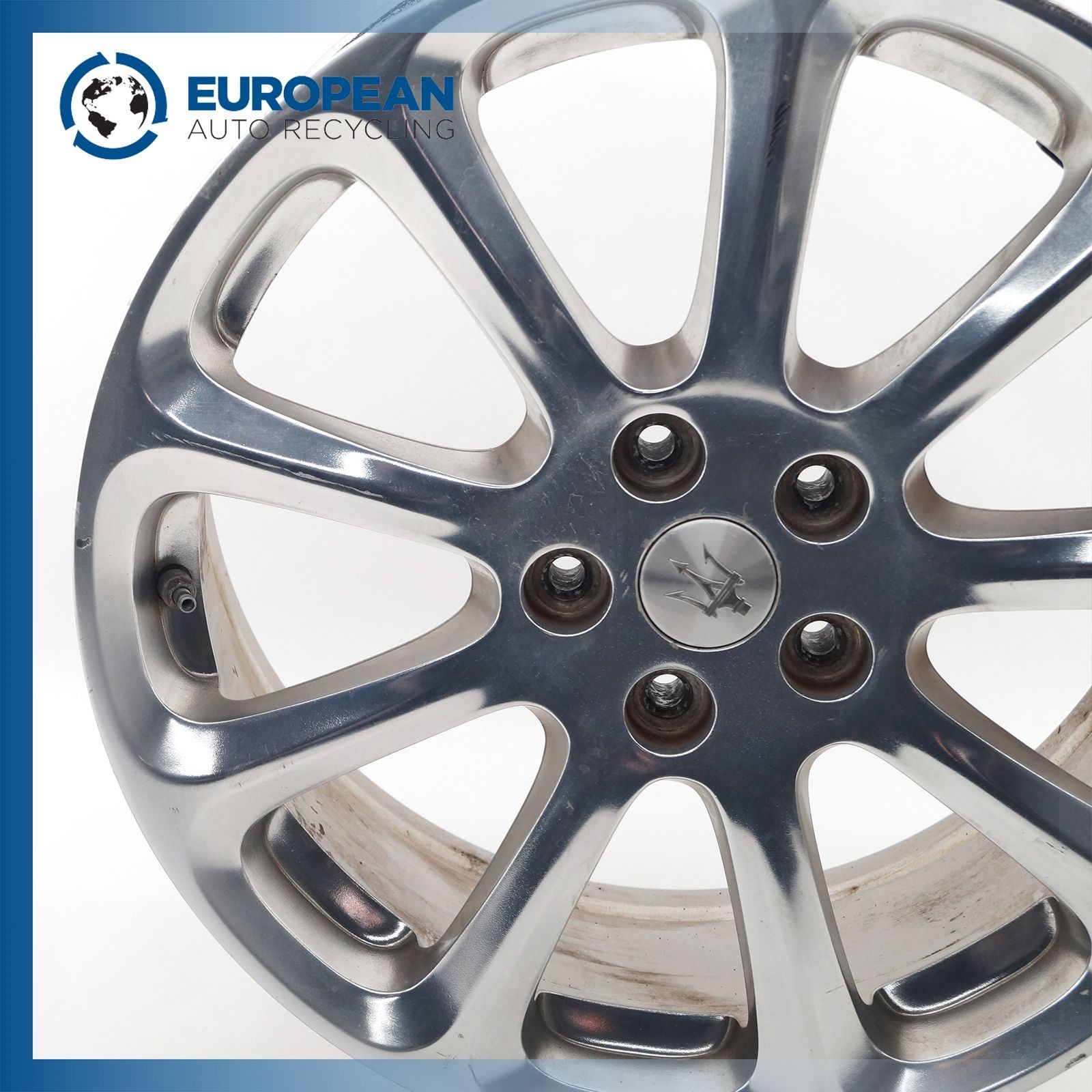 2008 MASERATI QUATTROPORT 19x8.5 Front Wheel Rim - OEM HAS SCUFFS 46K MILES