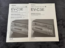 2 x instrukcja obsługi Sony do EV-C3E w dobrym stanie