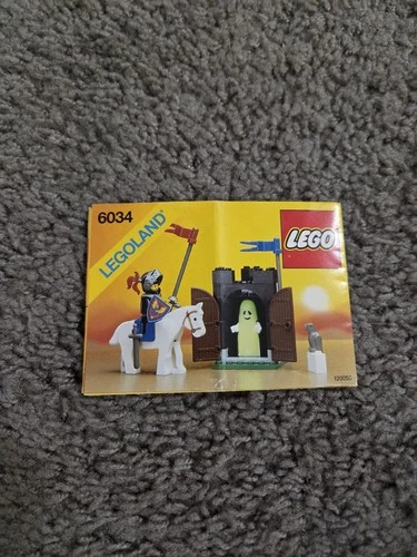 Vintage Lego Castle 6034 Black Monarch's Ghost Instructions Only