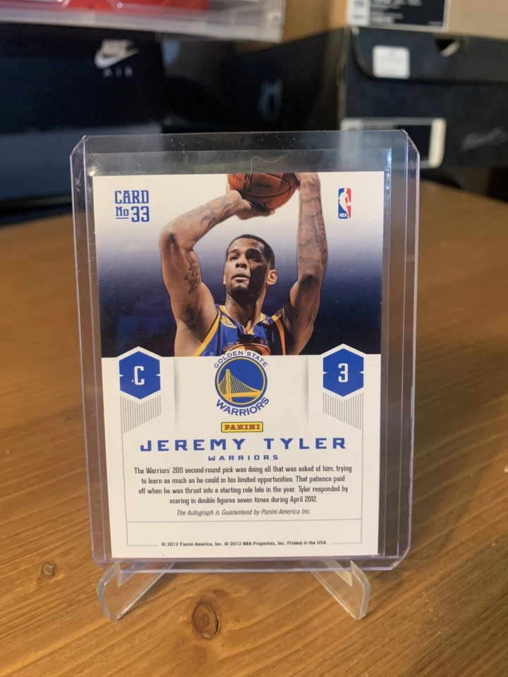 2012-13 Panini Prestige - Prestigious Picks Signatures Jeremy Tyler Auto #33 - Image 2 of 2