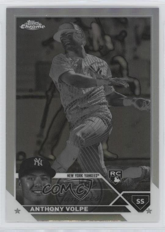 2023 Topps Chrome Negative Refractor Anthony Volpe #4 0z2o