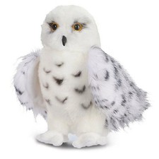 Douglas Wizard Snowy Owl Plush 9" Stuffed Animal Soft Toy Cute Kids Pillow