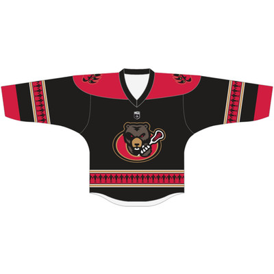 Personalized Teat Ottawa Black Bears Home Hockey Shirt Unisex Fit All Printed