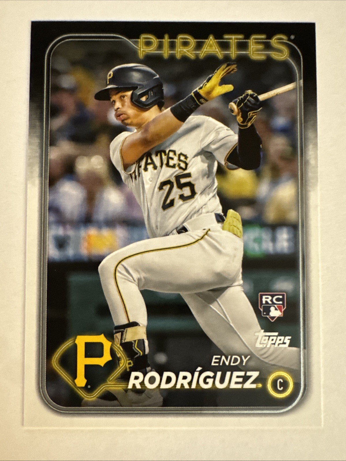2024 Topps Endy Rodriguez RC #3 Pittsburgh Pirates