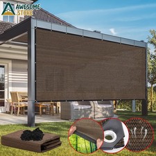 Cubierta de malla parasol vela toldo refugio patio patio piscina protección UV rectangular
