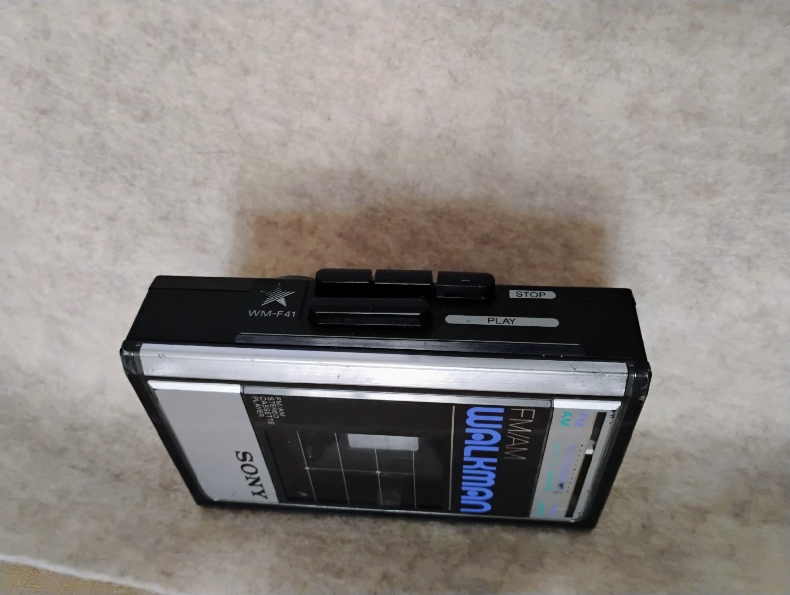 Vintage Sony Walkman WM-F41 Cassette Player AM/FM New Belts