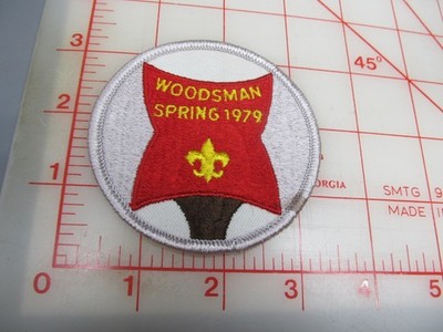 Woodsman Spring 1979 collectible 1993 POW WOW patch (g3)