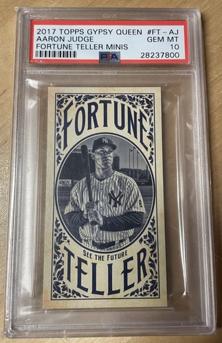 2017 Topps Gypsy Queen #FT-AJ Aaron Judge Fortune Teller Minis RC PSA 10